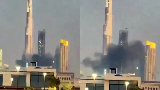 ఇరాన్ ప్రతీకార దాడుల్లో ప్రఖ్యాత బుర్జ్ ఖలీఫాను సమీపించిన డ్రోన్!