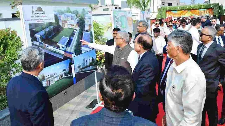 ఏపీ జ్యుడీషియల్ అకాడమీకి శంకుస్థాపన చేసిన సీజేఐ