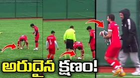 మ్యాచ్ మధ్యలో పక్షికి సీపీఆర్ చేసిన ఫుట్‌బాల్ ప్లేయర్