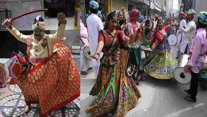 బేగం బజార్‌లో హోలీ సంబరాలు..