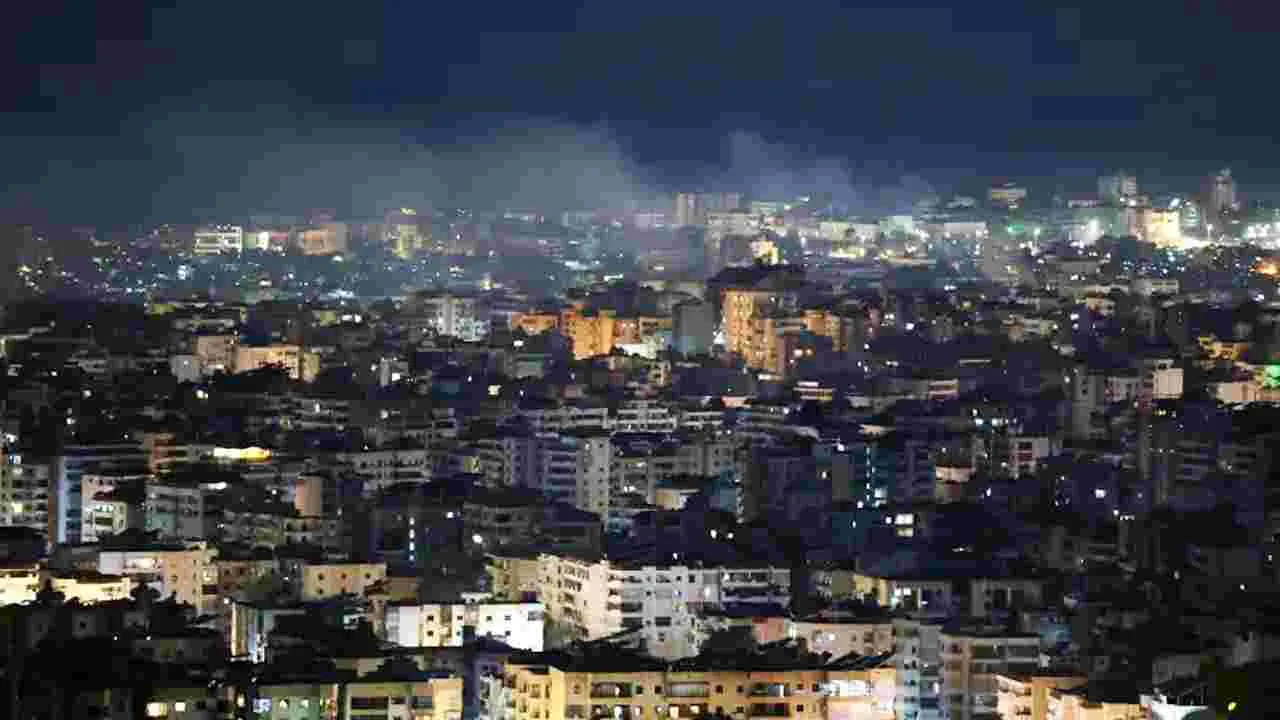 లెబనాన్ రాజధాని బీరుట్‌పై ఇజ్రాయెల్ దాడి