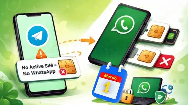 వాట్సాప్ పనిచేయాలంటే సిమ్ కార్డ్ ఉండాల్సిందే.. మార్చి 1 నుంచే కొత్త రూల్స్!