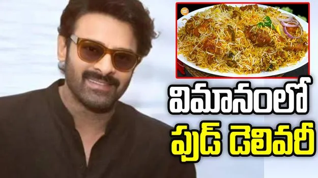 ప్రభాస్‌తో మామూలుగా ఉండదు.. విమానంలో ఫుడ్ డెలివరీ
