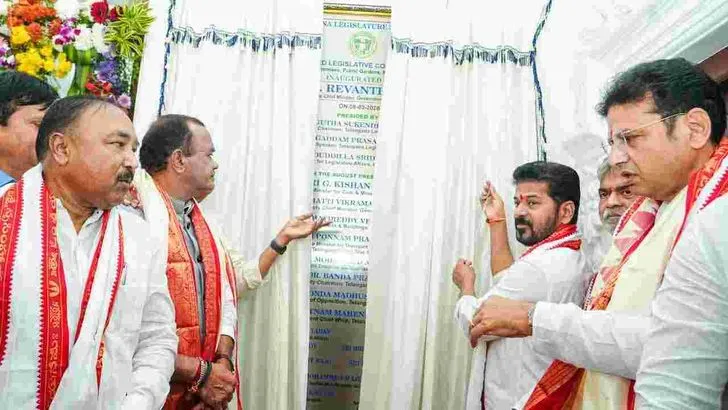 పునరుద్ధరించిన శాసనమండలి భవనాన్ని ప్రారంభించిన సీఎం రేవంత్
