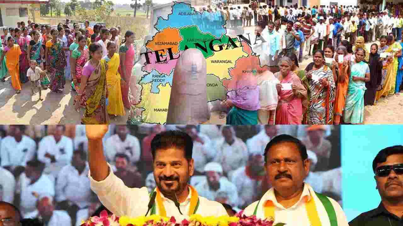 తెలంగాణలోని 116 మున్సిపాలిటీలు, 7 కార్పొరేషన్లలో నమోదైన పోలింగ్ శాతం