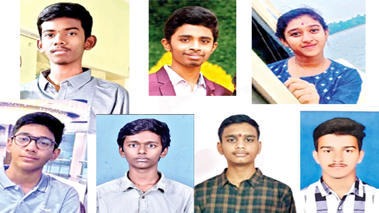 జేఈఈ మెయిన్స్‌లో మెరిశారు