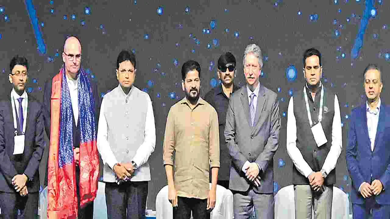 ఆవిష్కరణల కేంద్రం | Telangana Leads Pharma Innovation at BioAsia 2026