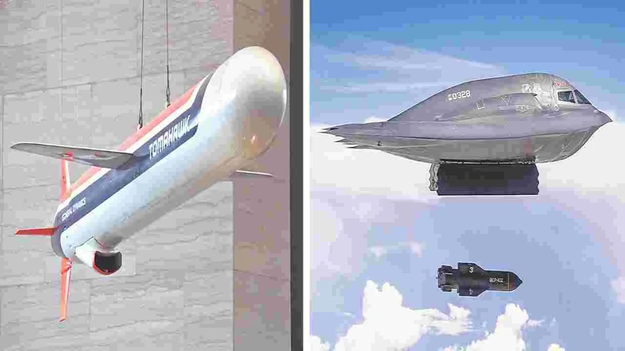 టొమాహాక్‌లు, బంకర్‌ బస్టర్లు, బాలిస్టిక్‌ క్షిపణులు