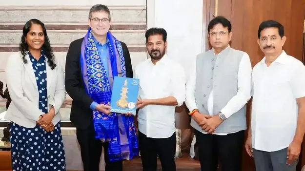 సీఎం రేవంత్‌తో యూఎస్‌ డెలావర్‌ గవర్నర్‌ భేటీ