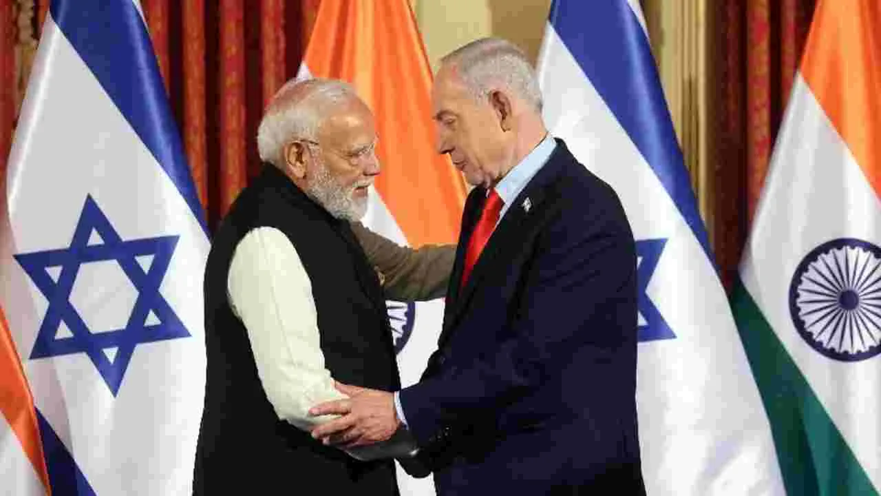 మోదీ ఇజ్రాయెల్‌ పర్యటన సిగ్గుచేటు: కాంగ్రెస్‌