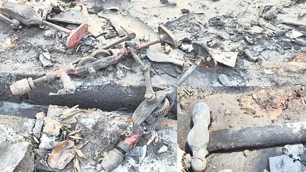 సుత్తులు.. డ్రిల్లింగ్‌ మెషిన్లు!