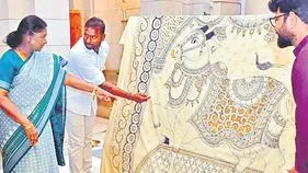 రాష్ట్రపతి భవన్‌లో కలంకారీ గ్యాలరీ