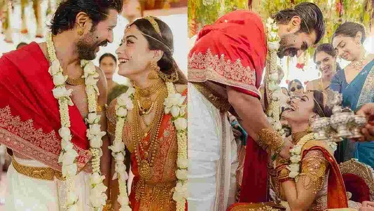 విజయ్ దేవరకొండ, రష్మిక మందన్న పెళ్లి ఫొటోలు.. 