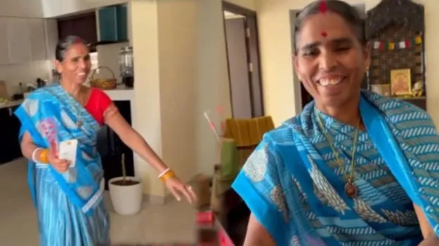 సర్‌ప్రైజ్ ఇచ్చిన పనిమనిషి.. ఇంటి  ఓనర్‌కు పట్టలేని ఆనందం