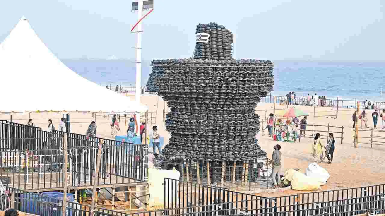 ఆర్కే బీచ్‌లో మహా శివరాత్రి వేడుకలు