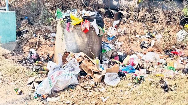 చెత్త సేకరణపై నిర్లక్ష్యం