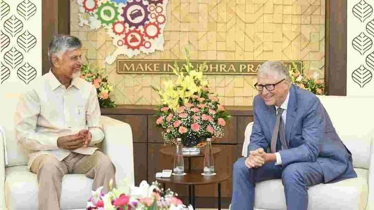 ఏపీకి బిల్‌ గేట్స్.. ఘన స్వాగతం
