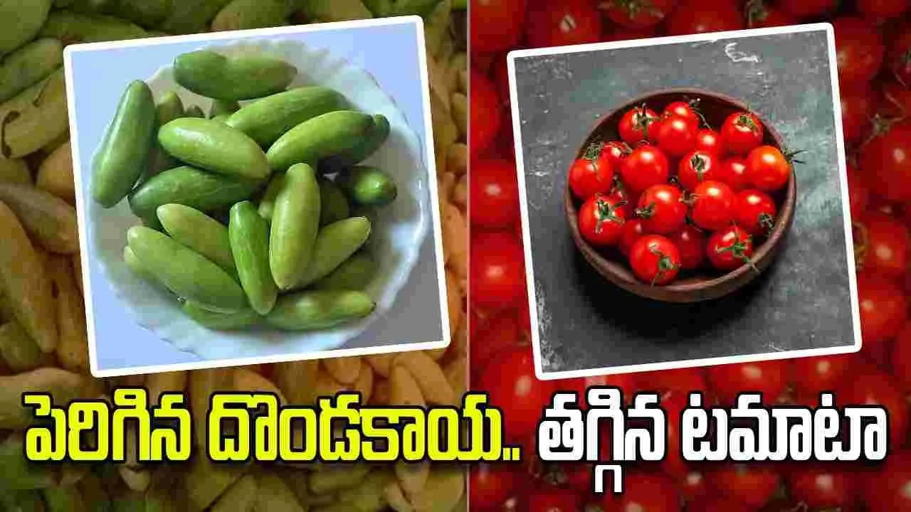 పెరిగిన దొండకాయ.. తగ్గిన టమాటా