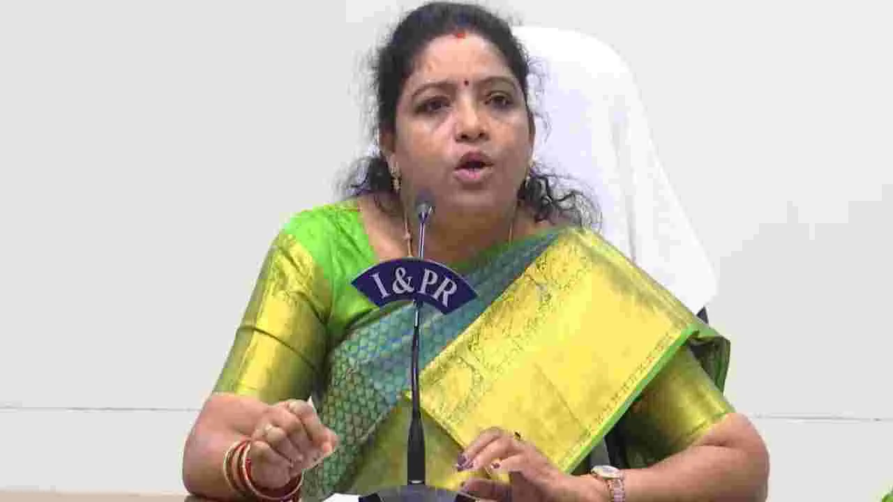 వైసీపీ ఎమ్మెల్సీ మాధవరావు సవాల్‌కు మంత్రి సంధ్యారాణి రియాక్షన్..