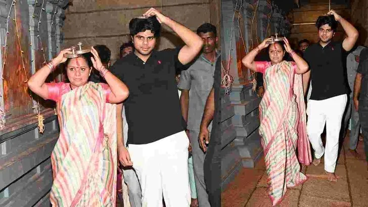 తిరుమల శ్రీవారిని దర్శించుకున్న కల్వకుంట్ల కవిత