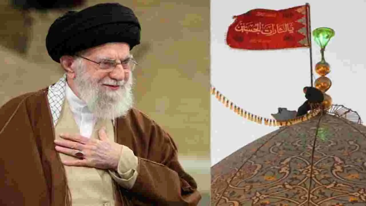 ఖమేనీ మరణాంతరం మసీదుపై ఎర్రజెండా.. ఇది దేనికి సంకేతం