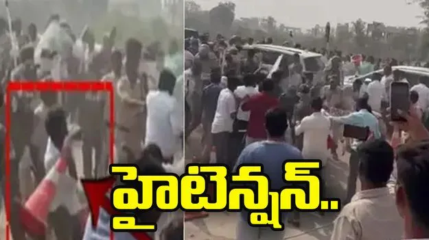 క్యాతనపల్లిలో హైటెన్షన్.. మాజీ ఎమ్మెల్యే బాల్క సుమన్ నివాసం వద్ద మోహరించిన పోలీసులు