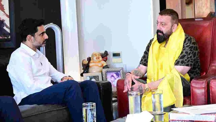 బాలీవుడ్ స్టార్ సంజయ్ దత్‌తో మంత్రి నారా లోకేష్ భేటీ