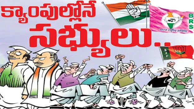 క్యాంపుల్లోనే సభ్యులు