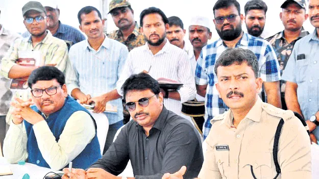 ముఖ్యమంత్రి సభకు పకడ్బందీ ఏర్పాట్లు