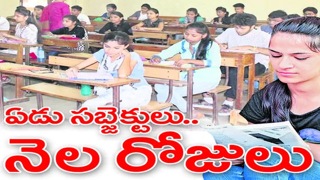 Peddapally :   ఏడు సబ్జెక్టులు.. నెల రోజులు