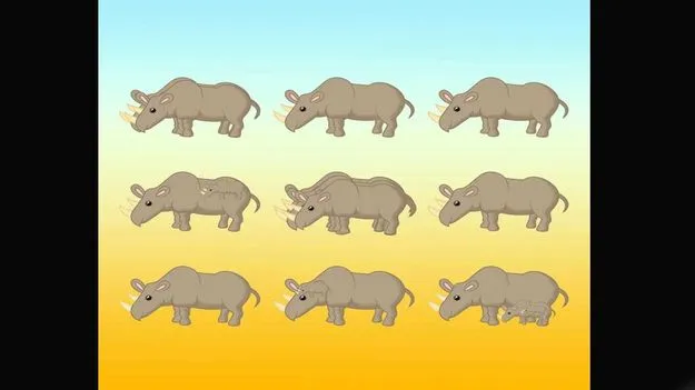 మీ కళ్లు షార్ప్ అయితే.. ఈ ఫొటోలో మొత్తం రైనోలను 10 సెకెన్లలో గుర్తించండి..