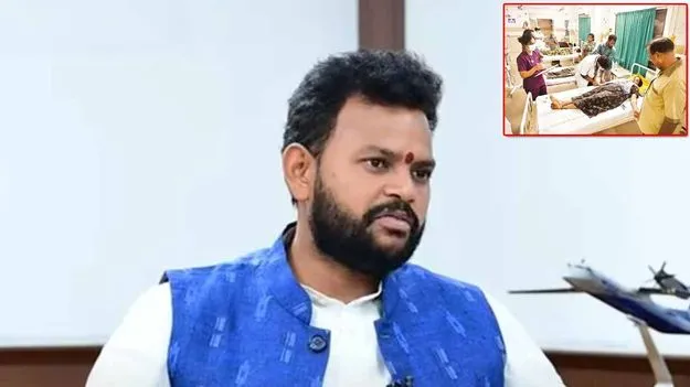 డయేరియా ప్రాంతంలో కేంద్రమంత్రి పర్యటన.. వైసీపీపై తీవ్ర విమర్శలు