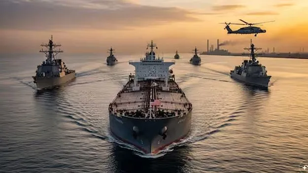 హోర్ముజ్‌ జలసంధిలోఇరుక్కుపోయిన అమెరికా