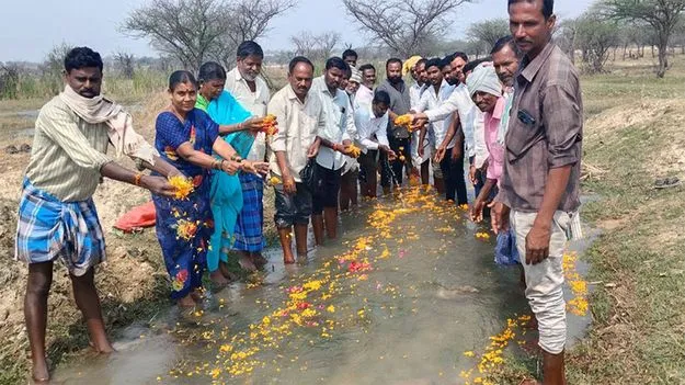 మండుటెండలోనూ కృష్టమ్మ గలగల