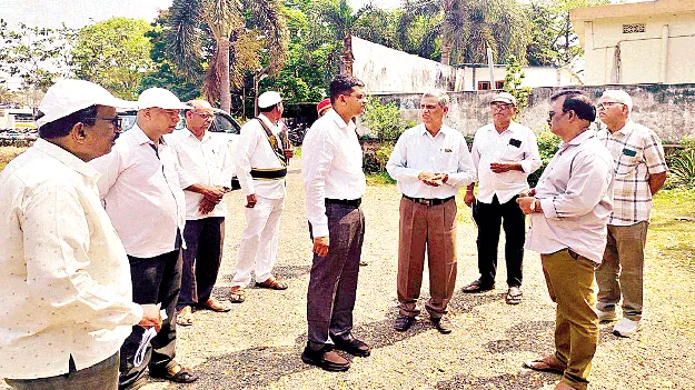 నార్కోటిక్స్‌ భవన నిర్మాణానికి స్థల పరిశీలన