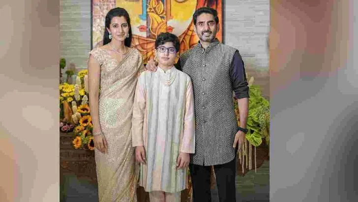 సంప్రదాయబద్ధంగా నారా దేవాన్ష్ ధోతీ వేడుక