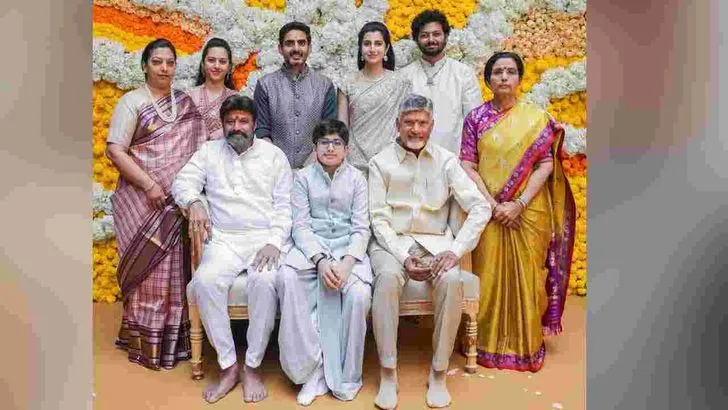 సంప్రదాయబద్ధంగా నారా దేవాన్ష్ ధోతీ వేడుక