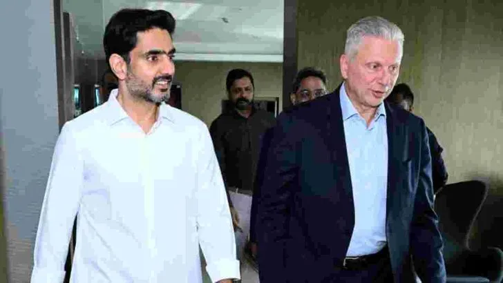 క్యాప్ జెమినీ సీఈవో ఐమాన్ ఇజ్జత్‌తో మంత్రి లోకేష్ భేటీ