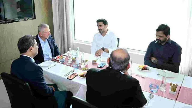 క్యాప్ జెమినీ సీఈవో ఐమాన్ ఇజ్జత్‌తో మంత్రి లోకేష్ భేటీ