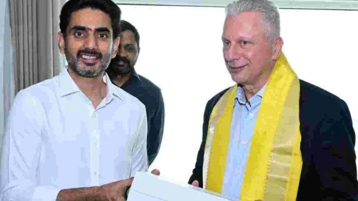 క్యాప్ జెమినీ సీఈవో ఐమాన్ ఇజ్జత్‌తో మంత్రి లోకేష్ భేటీ