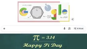 నేడు ప్రపంచ 'పై' దినోత్సవం.. గూగుల్ డూడుల్ ప్రత్యేకత ఇదే..