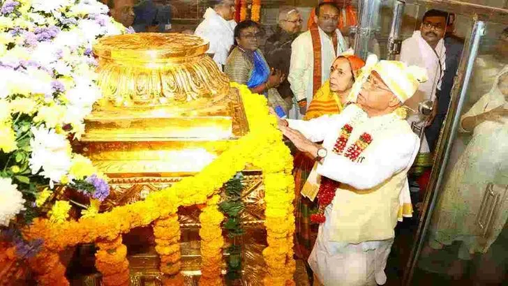 యాదగిరీశుడికి తెలంగాణ నూతన గవర్నర్ ప్రత్యేక పూజలు 