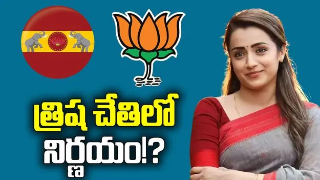 ఎన్‌డీఏ-టీవీకే పొత్తు..త్రిష చేతిలో నిర్ణయం?!