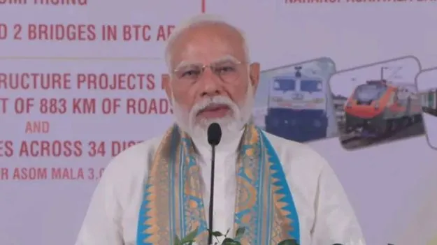 అస్సాంలో రూ.4,500 కోట్ల విలువైన ప్రాజెక్టులకు మోదీ శంకుస్థాపన
