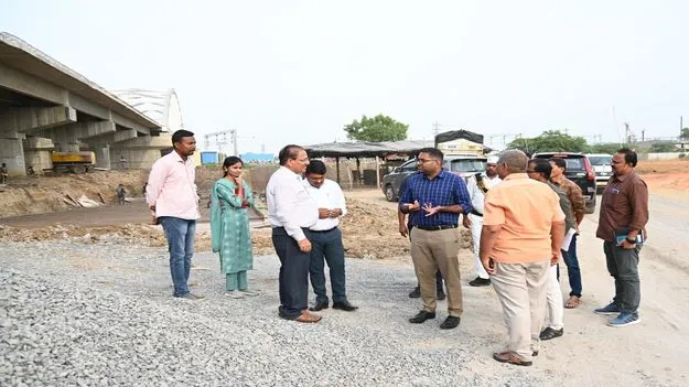 ఆర్వోబీ పనులు నెలాఖరులోగా పూర్తి చేయాలి 