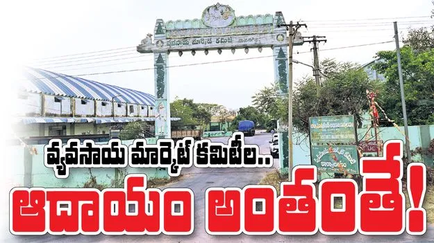 వ్యవసాయ మార్కెట్‌ కమిటీల ఆదాయం అంతంతే!