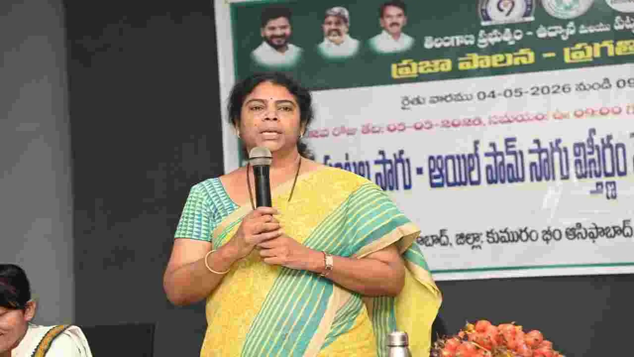 kumaram bheem asifabad- ఆయిల్‌ పామ్‌ సాగుకు రైతులు ముందుకు రావాలి