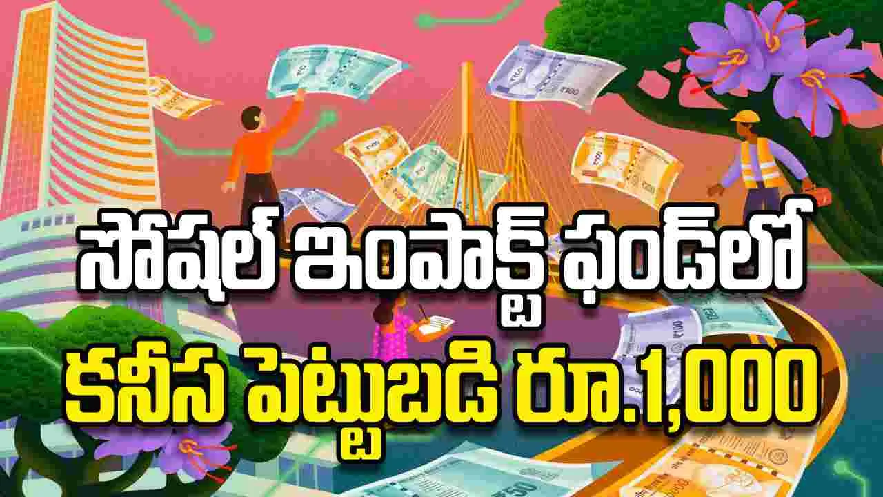 సోషల్‌ ఇంపాక్ట్‌ ఫండ్‌లో కనీస పెట్టుబడి రూ.1,000