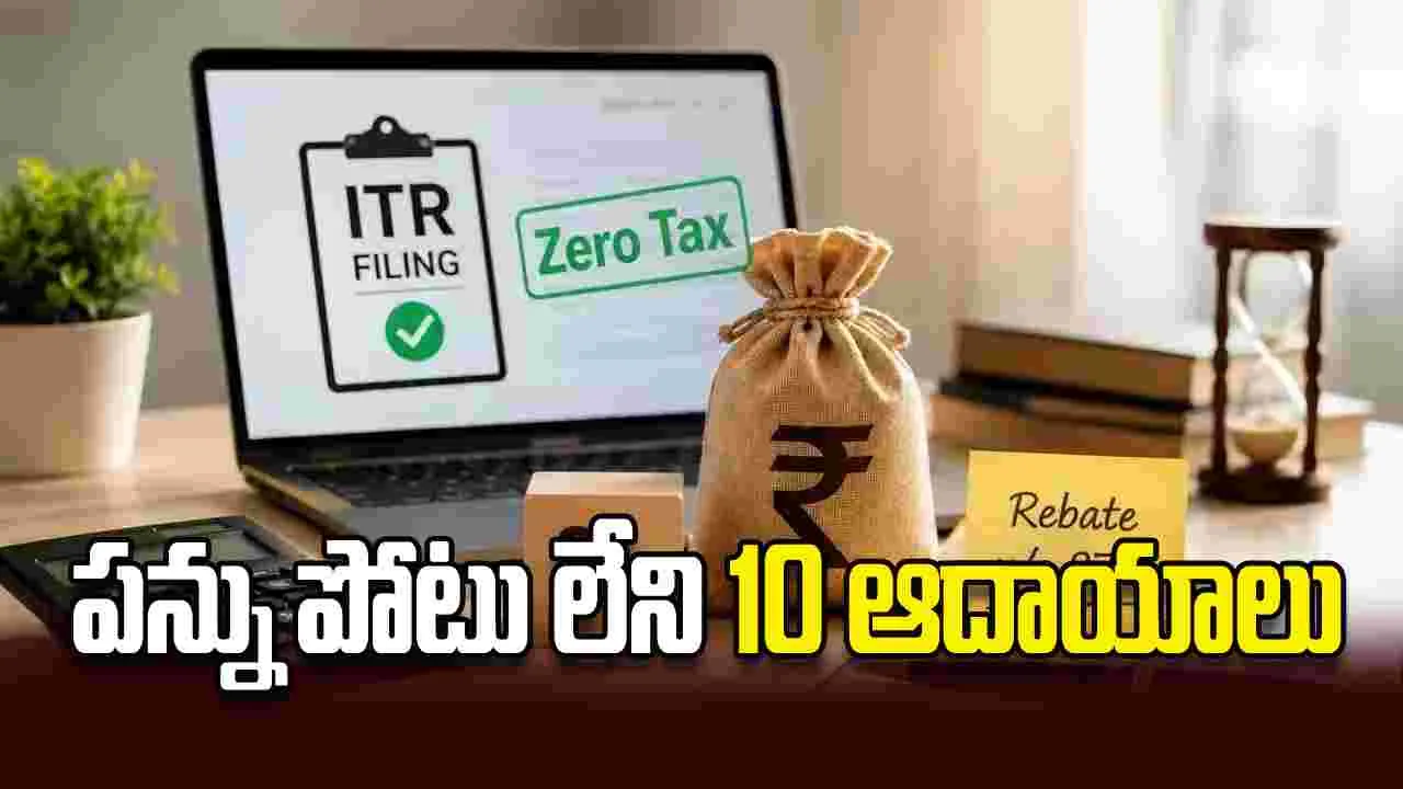 పన్ను పోటు లేని 10 ఆదాయాలు