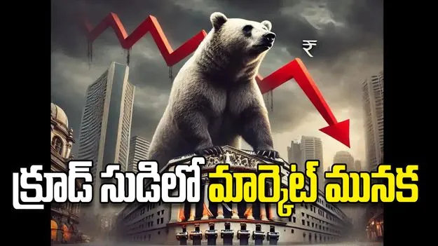 క్రూడ్‌ సుడిలో మార్కెట్‌ మునక